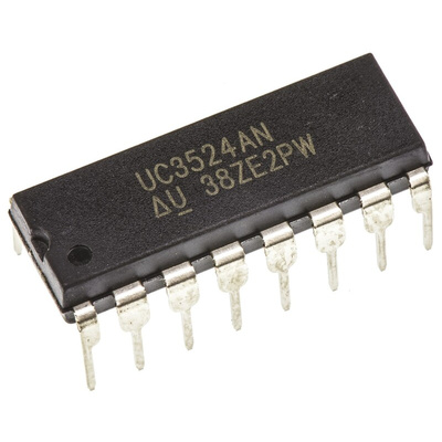 Texas Instruments UC3524AN, Dual PWM Controller, 40 V, 500 kHz 16-Pin, PDIP