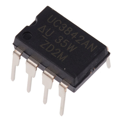 Texas Instruments UC3842AN, PWM Controller, 500 kHz 8-Pin, PDIP