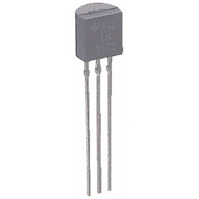 STMicroelectronics Adjustable Shunt Voltage Reference 2.5 - 36V ±2.0 % 3-Pin TO-92, TL431CZ