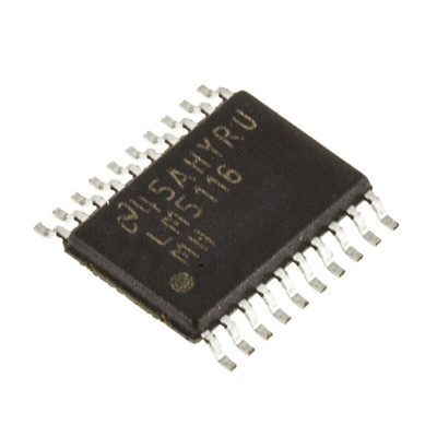 Texas Instruments LM5116MH/NOPB DC-DC, Buck Controller 1000 kHz 20-Pin, TSSOP