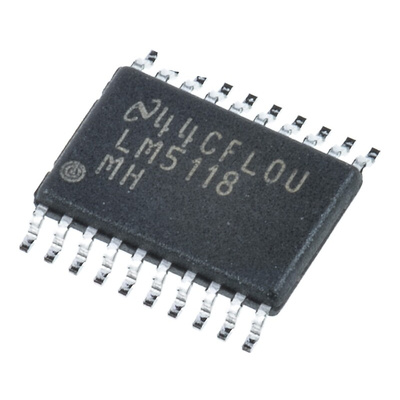 Texas Instruments LM5118MH/NOPB DC-DC, Bulk Boost Controller 500 kHz 20-Pin, TSSOP