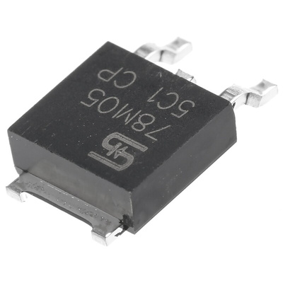 Taiwan Semiconductor TS78M05CP ROG, 1 Linear Voltage, Voltage Regulator 500mA, 5 V 3-Pin, TO-252