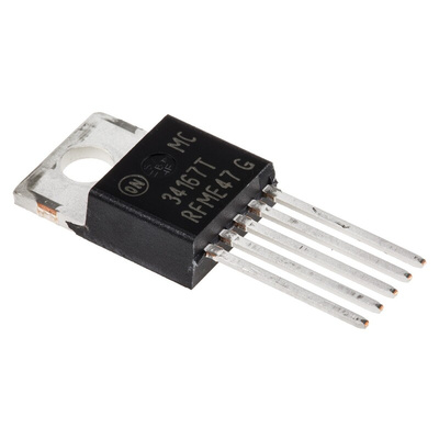 onsemi MC34167TG, 1 Buck Boost Switching, Buck/Boost Converter 5A, -2 → 40 V, 79 kHz 5-Pin, TO-220