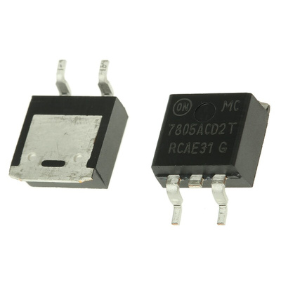 onsemi MC7805ACD2TG, 1 Linear Voltage, Voltage Regulator 2.2A, 5 V 3-Pin, D2PAK