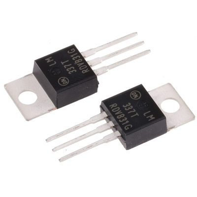 onsemi LM337TG, 1 Linear Voltage, Voltage Regulator 1.5A, -37 → -1.2 V 3-Pin, TO-220
