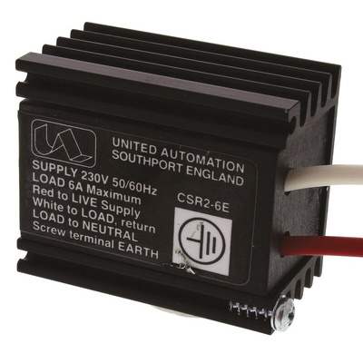 United Automation CSR2-6E Linear Voltage, Voltage Regulator 6A, 230 V 3-Pin