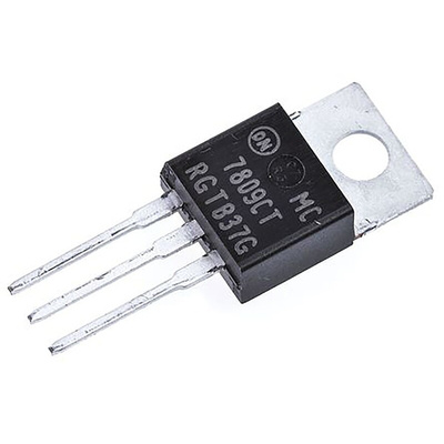 onsemi MC7809CTG, 1 Linear Voltage, Voltage Regulator 2.2A, 9 V 3-Pin, TO-220