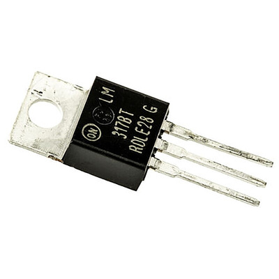 onsemi LM317BTG, 1 Linear Voltage, Voltage Regulator 1.5A, 1.2 → 37 V 3-Pin, TO-220