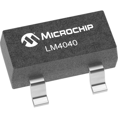 Microchip Precision Shunt Precision Voltage Reference 2.5V ±1% 3-Pin SOT-23, LM4040DYM3-2.5-TR