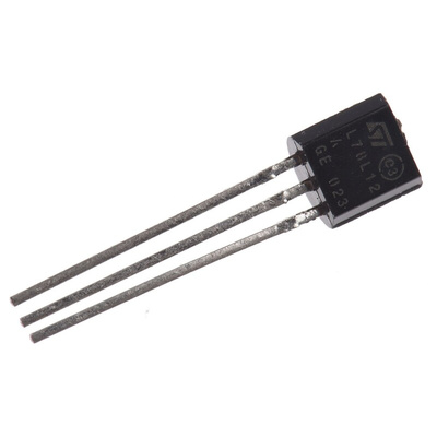 STMicroelectronics L78L12ACZ, 1 Linear Voltage, Voltage Regulator 100mA, 12 V 3-Pin, TO-92