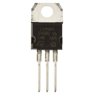 STMicroelectronics L4940V5, 1 Low Dropout Voltage, Voltage Regulator 1.5A, 5 V 3-Pin, TO-220