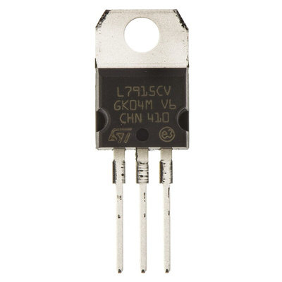 STMicroelectronics L7915CV, 1 Linear Voltage, Voltage Regulator 1.5A, -15 V 3-Pin, TO-220