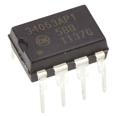 onsemi MC34063AP1G, 1 Buck Boost Switching, Buck Boost Regulator 1.5A, 1.25 → 40 V 8-Pin, PDIP