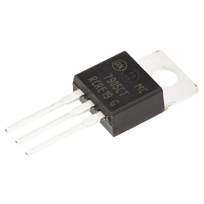 onsemi MC7905CTG, 1 Linear Voltage, Voltage Regulator 1A, -5 V 3-Pin, TO-220