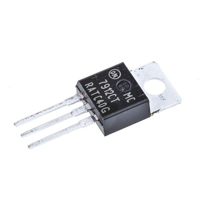 onsemi MC7912CTG, 1 Linear Voltage, Voltage Regulator 1A, -12 V 3-Pin, TO-220