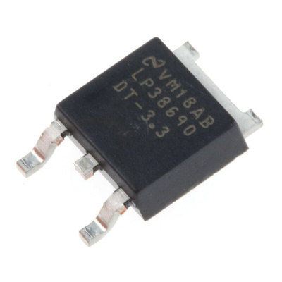 Texas Instruments LP38690DT-3.3/NOPB, 1 Low Dropout Voltage, Voltage Regulator 1A, 3.3 V 3-Pin, TO-252