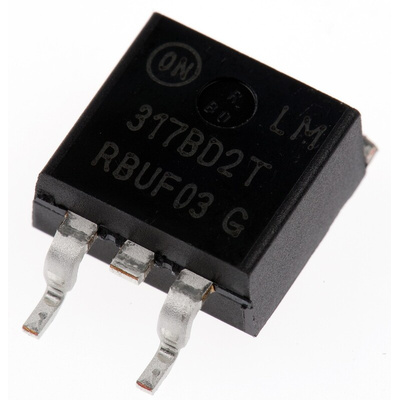 onsemi LM317BD2TG, 1 Linear Voltage, Voltage Regulator 1.5A, 1.2 → 37 V 3-Pin, D2PAK