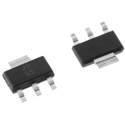 Texas Instruments UA78M05IDCY, 1 Linear Voltage, Voltage Regulator 500mA, 5 V 3+Tab-Pin, SOT-223