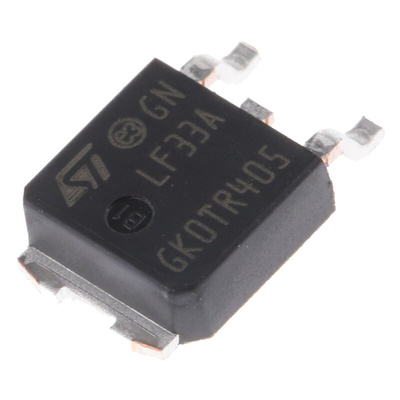 STMicroelectronics LF33ABDT-TR, 1 Low Dropout Voltage, Voltage Regulator 500mA, 3.3 V 3-Pin, DPAK
