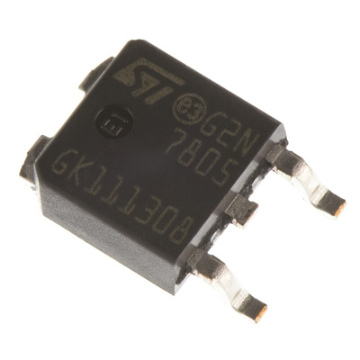 STMicroelectronics L7805CDT-TR, 1 Linear Voltage, Voltage Regulator 1.5A, 5 V 3-Pin, DPAK