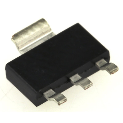onsemi NCP1117ST33T3G, 1 Low Dropout Voltage, Voltage Regulator 1A, 3.3 V 3+Tab-Pin, SOT-223