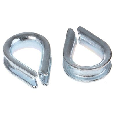 RS PRO Steel Thimble For Use With 3mm Diameter Wire Rope