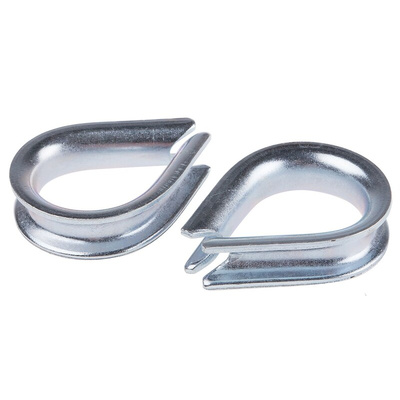 RS PRO Steel Thimble For Use With 6mm Diameter Wire Rope