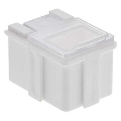 Licefa White ABS Compartment Box, 21mm x 29mm x 22mm