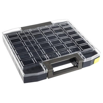 Raaco Grey PC, PP Compartment Box, 55mm x 354mm x 323mm