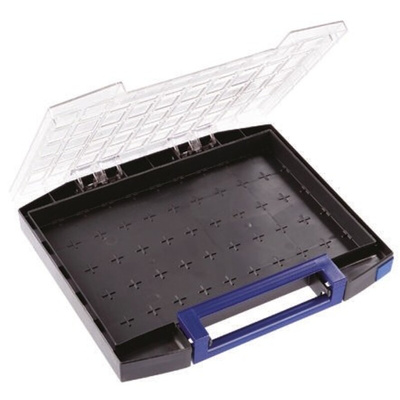 Raaco Grey PC, PP Compartment Box, 55mm x 421mm x 361mm