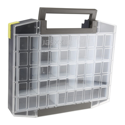 Raaco 14 Cell Blue PC, PP Compartment Box, 78mm x 421mm x 361mm