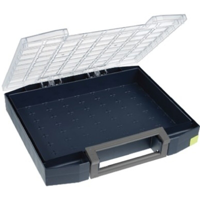 Raaco Blue PC, PP Compartment Box, 78mm x 465mm x 401mm