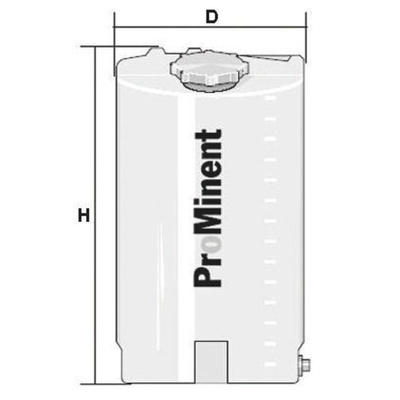ProMinent PE 60 l Chemical Tank, 791994