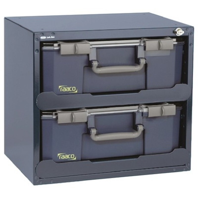 Raaco Grey PC Compartment Box, 403mm x 451mm x 330mm