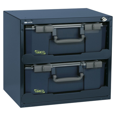 Raaco Grey PC Compartment Box, 403mm x 451mm x 330mm