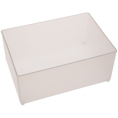 Raaco Transparent PP Compartment Box, 69mm x 109mm x 157mm