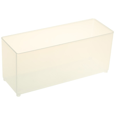 Raaco Transparent PP Compartment Box, 69mm x 55mm x 157mm