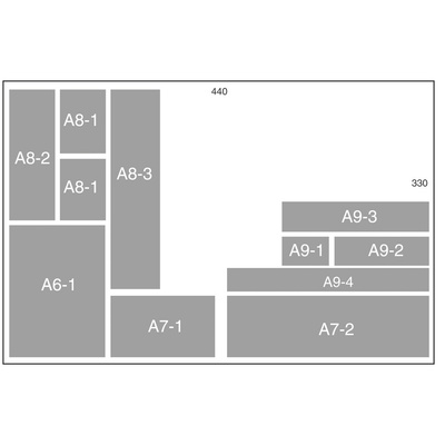 Raaco Transparent PP Compartment Box, 69mm x 55mm x 235mm