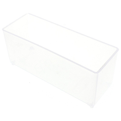 Raaco Transparent PP Compartment Box, 47mm x 39mm x 109mm