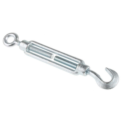 RS PRO Hook to Eye Steel Rigging Screw, M8 Thread