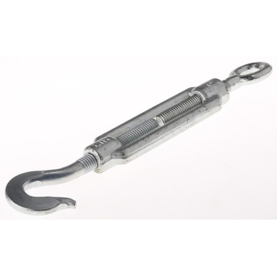 RS PRO Hook to Eye Steel Rigging Screw, M12 Thread