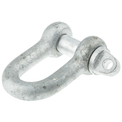 RS PRO D-Shackle, Zinc Plated Steel, 3.5t