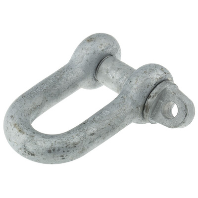 RS PRO D-Shackle, Zinc Plated Steel, 5.5t