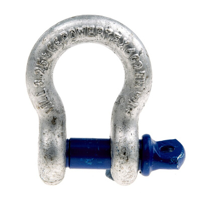 RS PRO Bow Shackle, Zinc Plated Steel, 3.25t