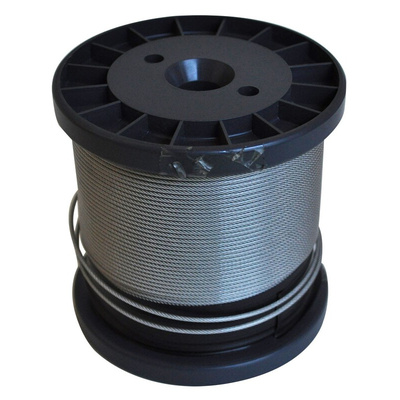 RS PRO Stainless Steel Wire Rope, 100m