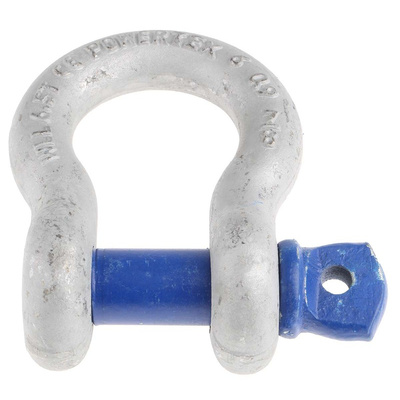 RS PRO Bow Shackle, Alloy Steel, 6.5t