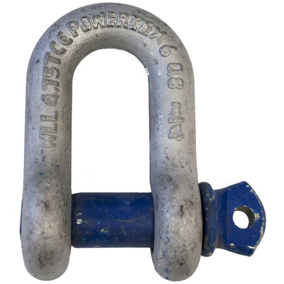 RS PRO D-Shackle, Alloy Steel, 4.75t
