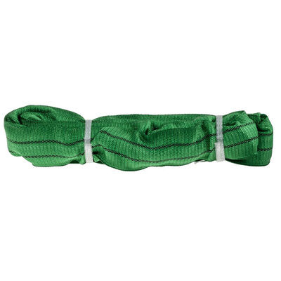 RS PRO 0.5m Green Lifting Sling Round, 2t