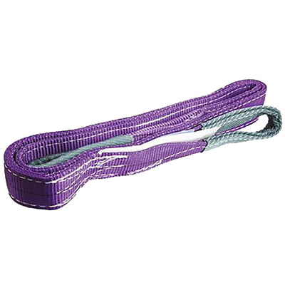 RS PRO 6m Purple Lifting Sling Webbing, 1t