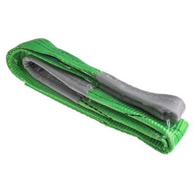 RS PRO 1m Green Lifting Sling Webbing, 2t